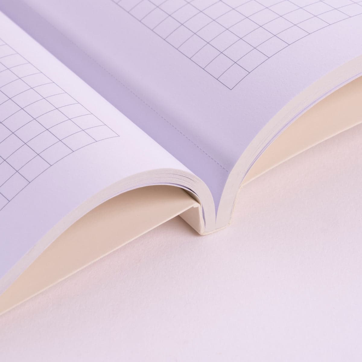 MILAN A5 Glued Graph Notebook 5x5 mm 48 Sheets 95gsm Collection 430 Since 1918 Beige