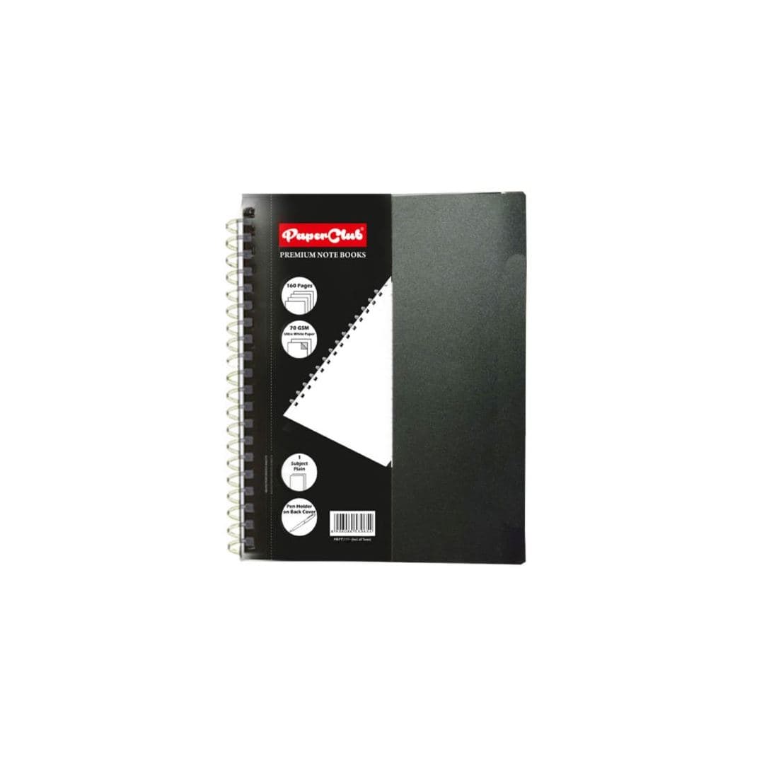 Paper Club Notebook Plain 1Subject 160Pages Blank A4 - 53065