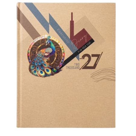 2027 Metro Hard Bound One Date Diary 19.5x17.5cm- No.4001