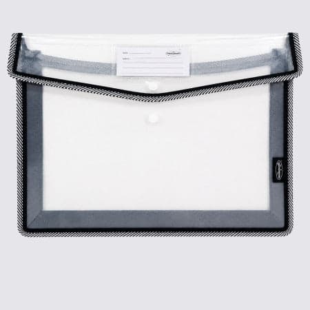 Aarpee FC My Clear Document Folder With Stitching-3 Layer - (DFF5050)