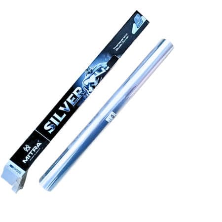 Mitra Silver Book Cover Roll Transparent - 14"X 9 Yard