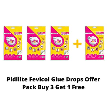 Pidilite Fevicol Glue Drops Offer Pack Buy 3 Get 1 Free