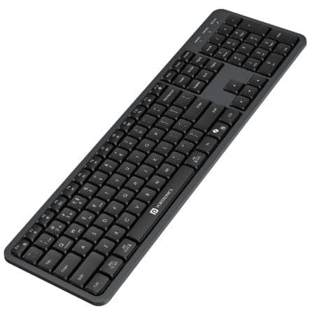 Portronics Akshr Prime Wireless Keyboard With Bluetooth & 2.4GHz Receiver - POR2200