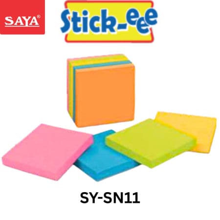 Saya Stick-Eee Note Pads - Neon - SY-SN11