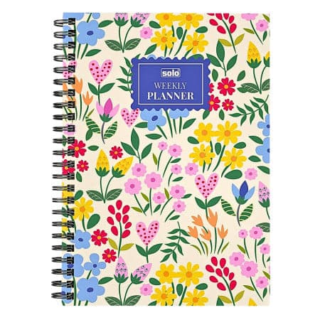 Solo A5 Weekly Planner, Hard Bound Cover Journal for 53 Weeks Updates - (WSP03)