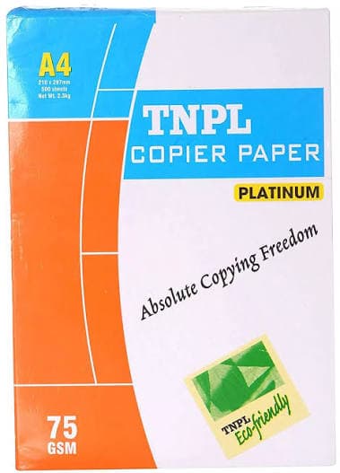 TNPL Copier Platinum A4 75 GSM