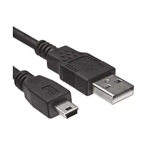 TECHDELIVERS USB 2.0 A to Mini 5 pin B Cable Length 35 cm for External HDDS/Camera/Card Readers