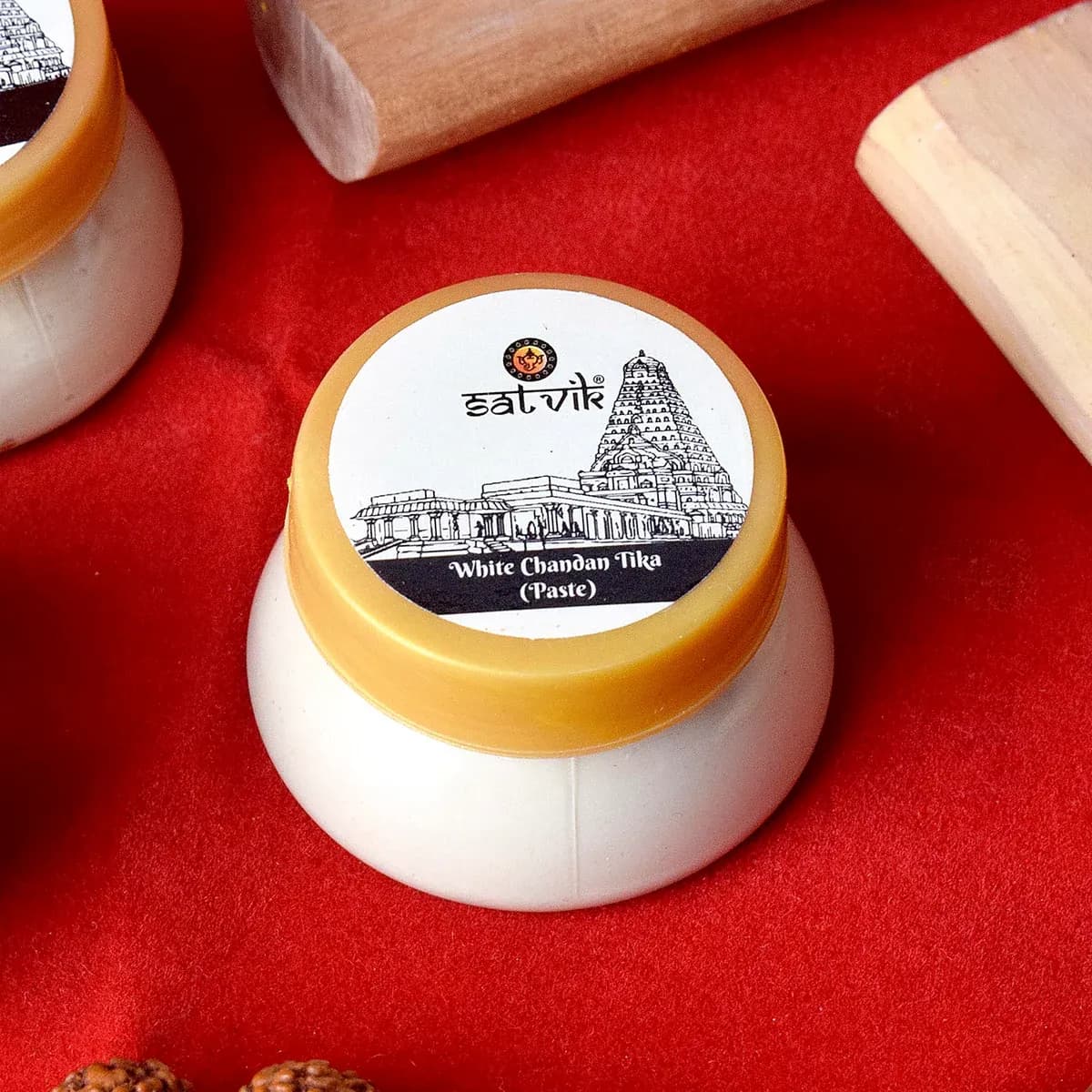 White Chandan/Gopi Chandan Tika Paste (Safed Chandan Tilak)