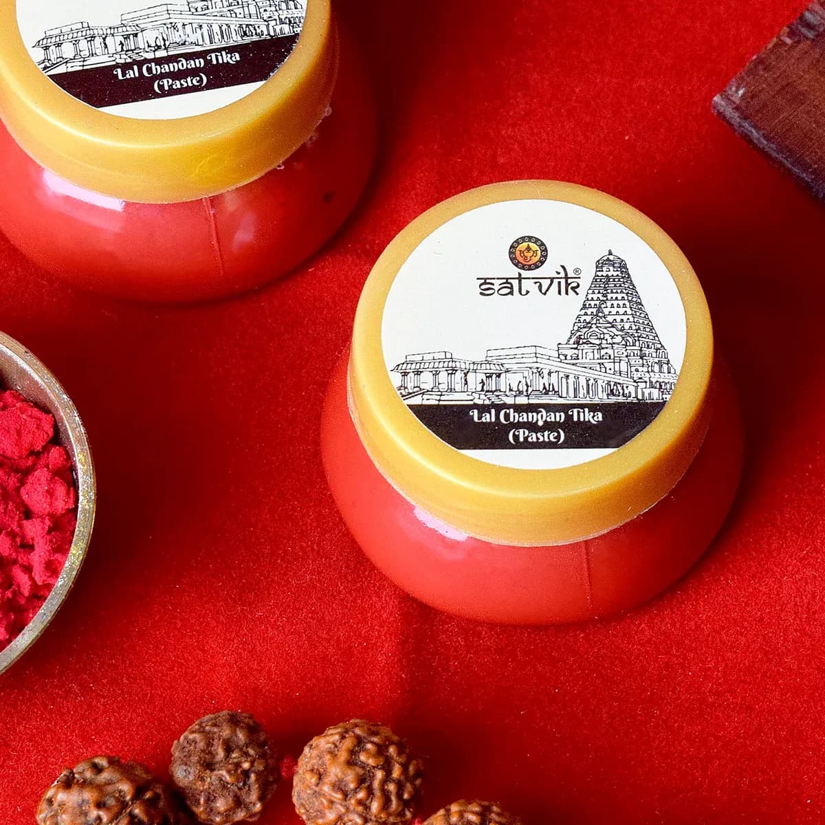 Red Chandan Tikka Paste (Lal Tilak)