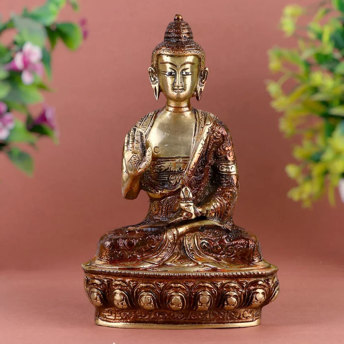 3.1 Inch Brass Buddha Idol