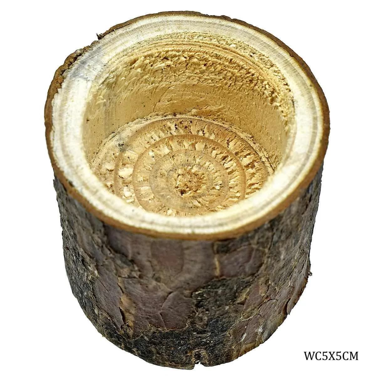 Wooden Candle (5x5cm)