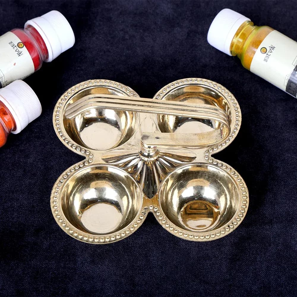 Traditional Designer Brass Chaumukh