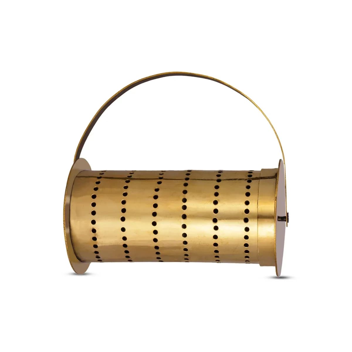 Rangoli Roller With Handle - 1.5 x 3 Inches, Brass Kolam Roller