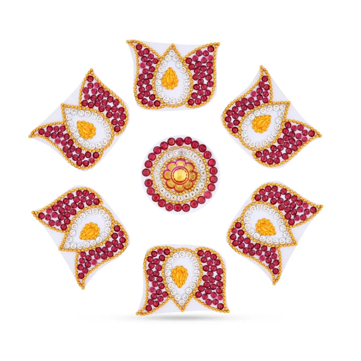 Acrylic Rangoli, Kundan Stone Rangoli Design