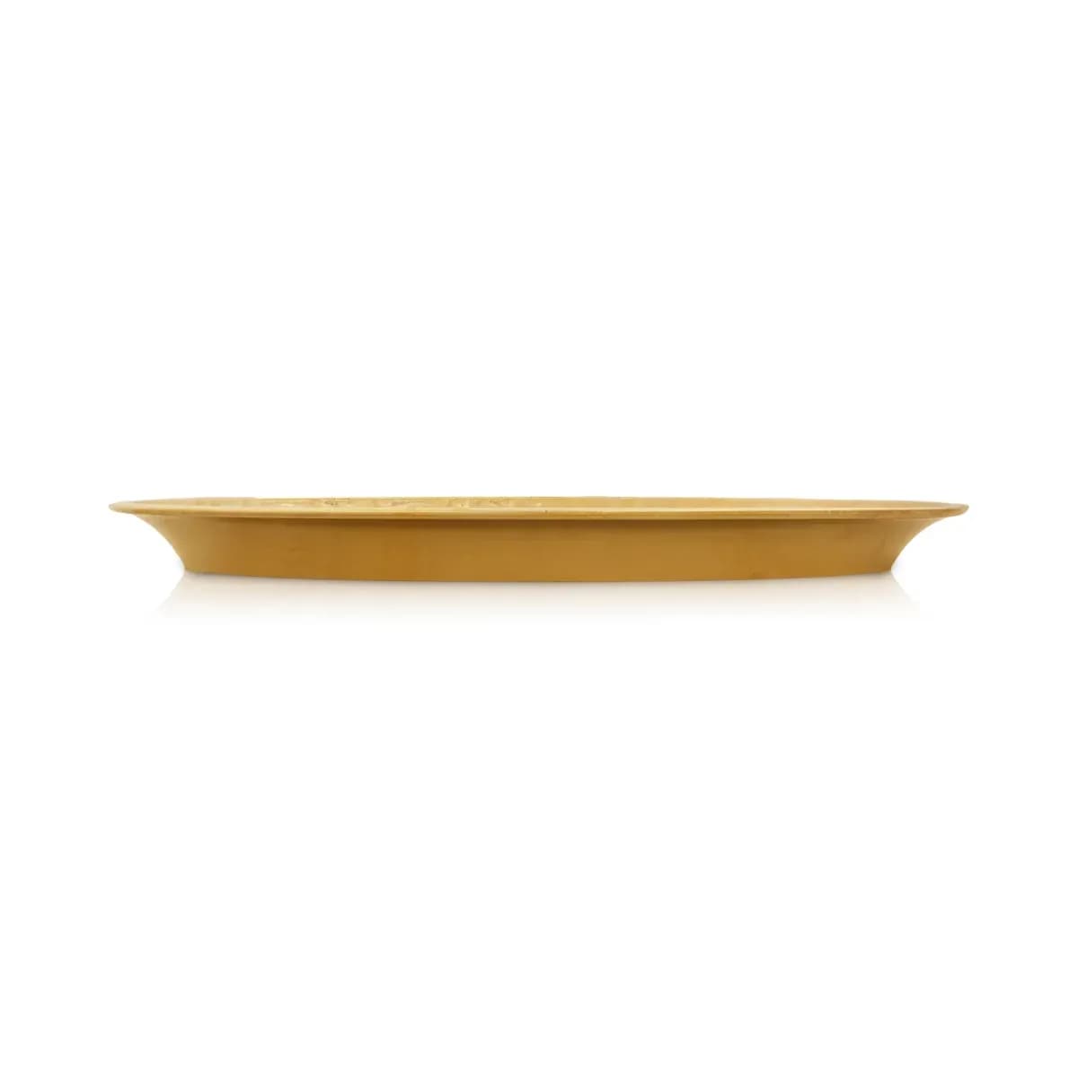 Brass Plate - 0.5 x 6.25 Inches, Peacock Design Pin Tray