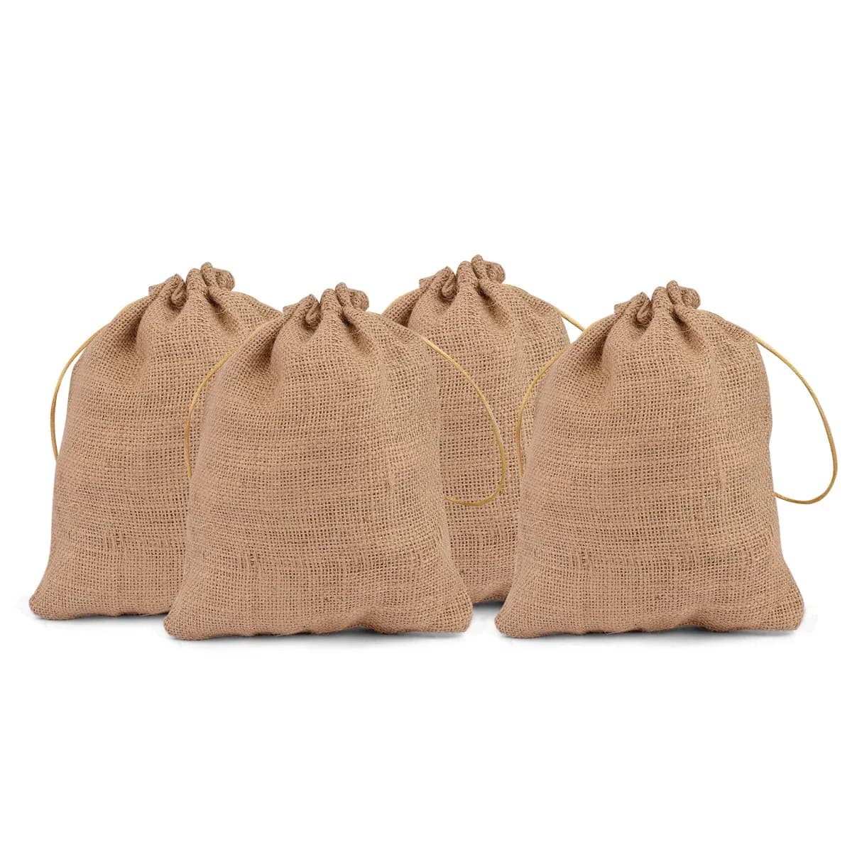 Jute Potli Bags, Set of 4
