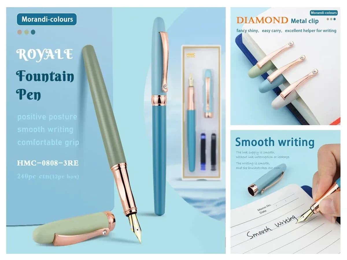 ROYALE Fountain Pen, Pack of 2