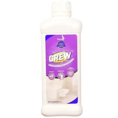 Diversey Crew Hard Water Bathroom Cleaner and Descaler Concentrate, 1 L