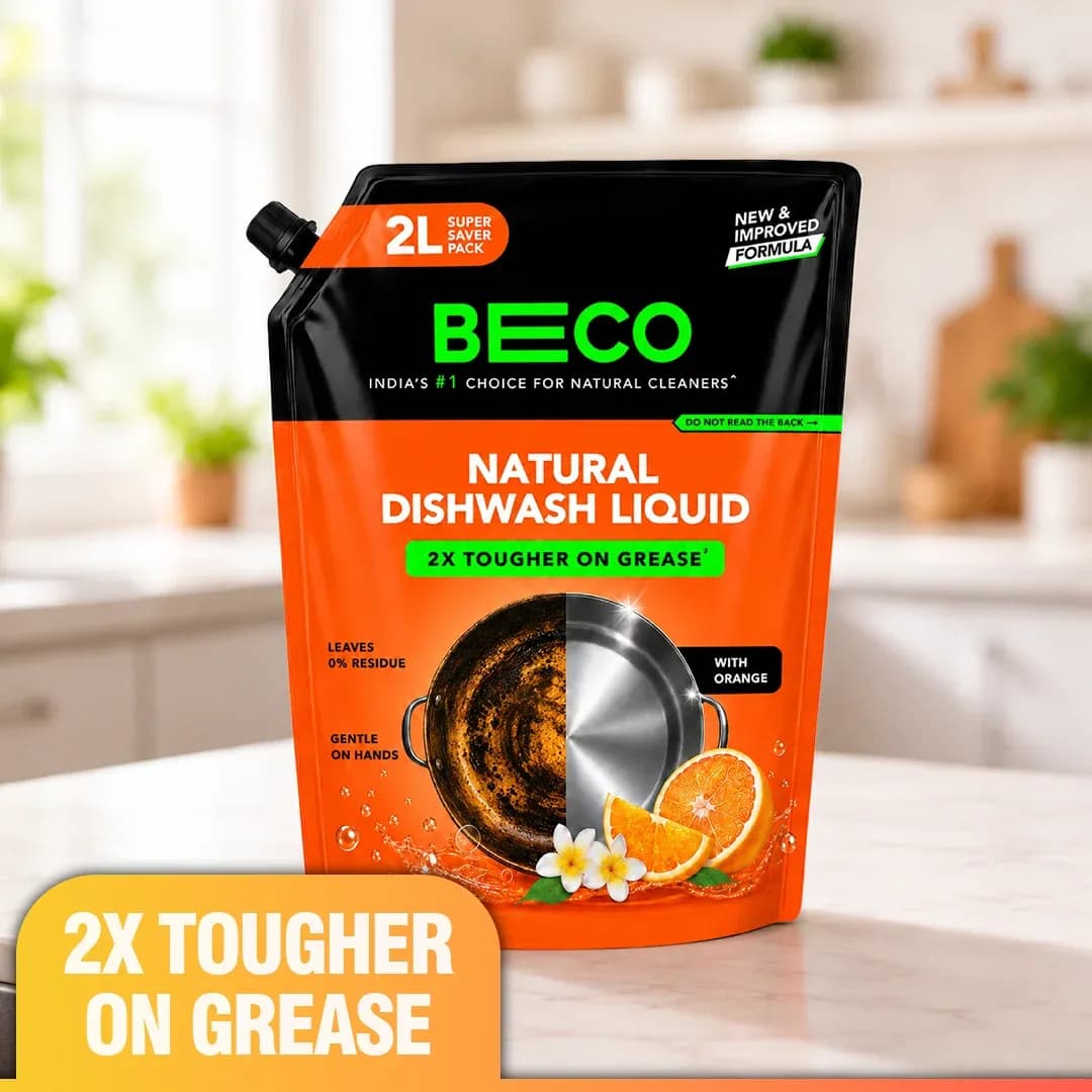Beco Natural Dishwash Liquid Refill, 2 L