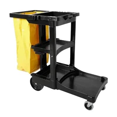 AEMPL Janitorial Housekeeping Cart, 3 Shelves, JC15
