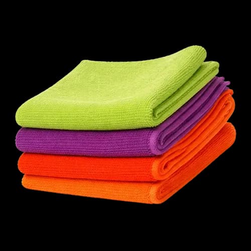 Microfibre Cleaning Cloth, 250 GSM, 40 x 40 cm (Pack of 4)