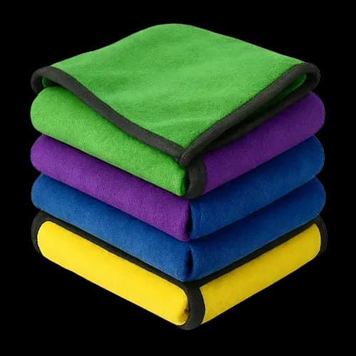 Microfibre Cleaning Cloth, 500 GSM, 30 x 40 cm (Pack of 4)