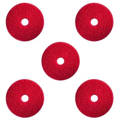 Makage 20 inch Red Scrubbing Floor Pad (Pack of 5)