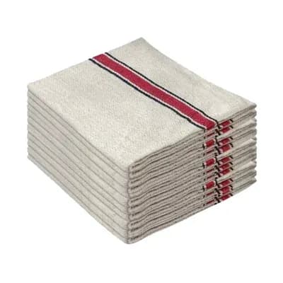 Cotton Floor Duster Cloth, 20 x 20 inch, White (Pack of 12)