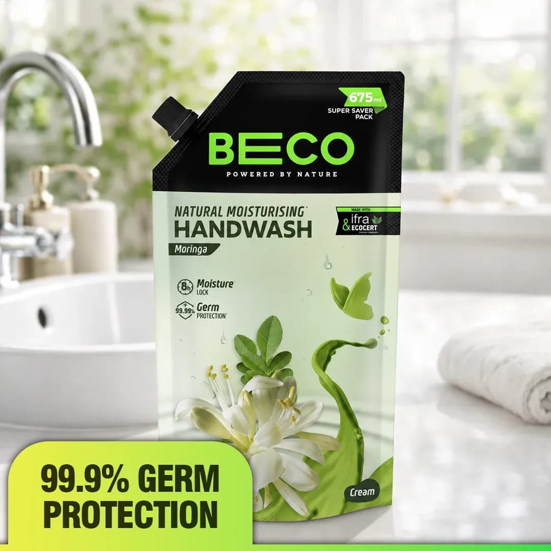 Beco Natural Moisturising Handwash, Moringa, 675 ml