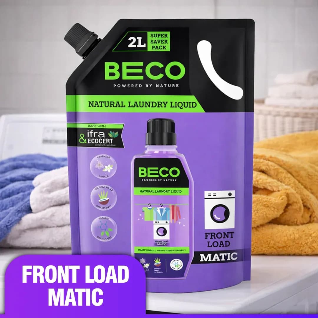 Beco Natural Laundry Liquid Refill, Front Load, 2 L