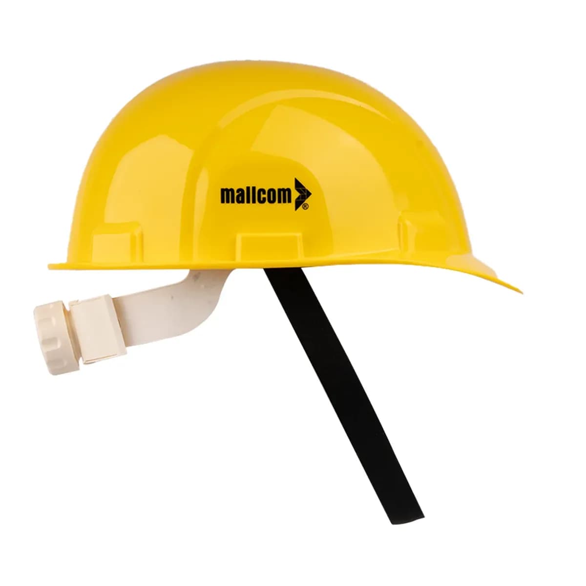 Mallcom Jasper II Non-Ventilated HDPE Safety Helmet, Yellow
