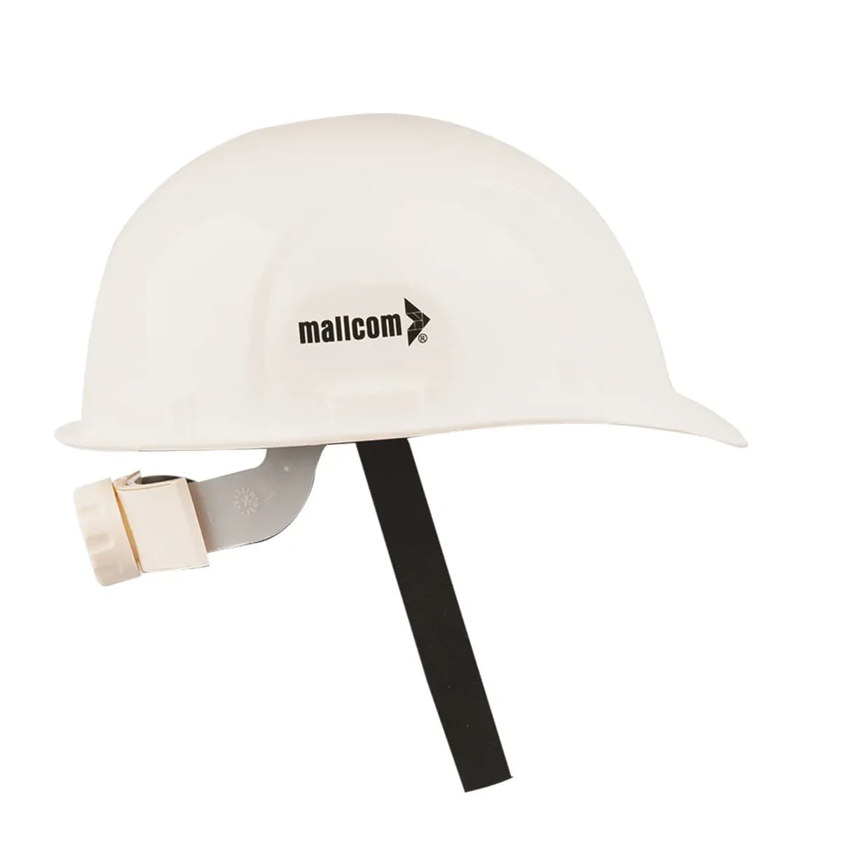 Mallcom Jasper II Non-Ventilated HDPE Safety Helmet, White