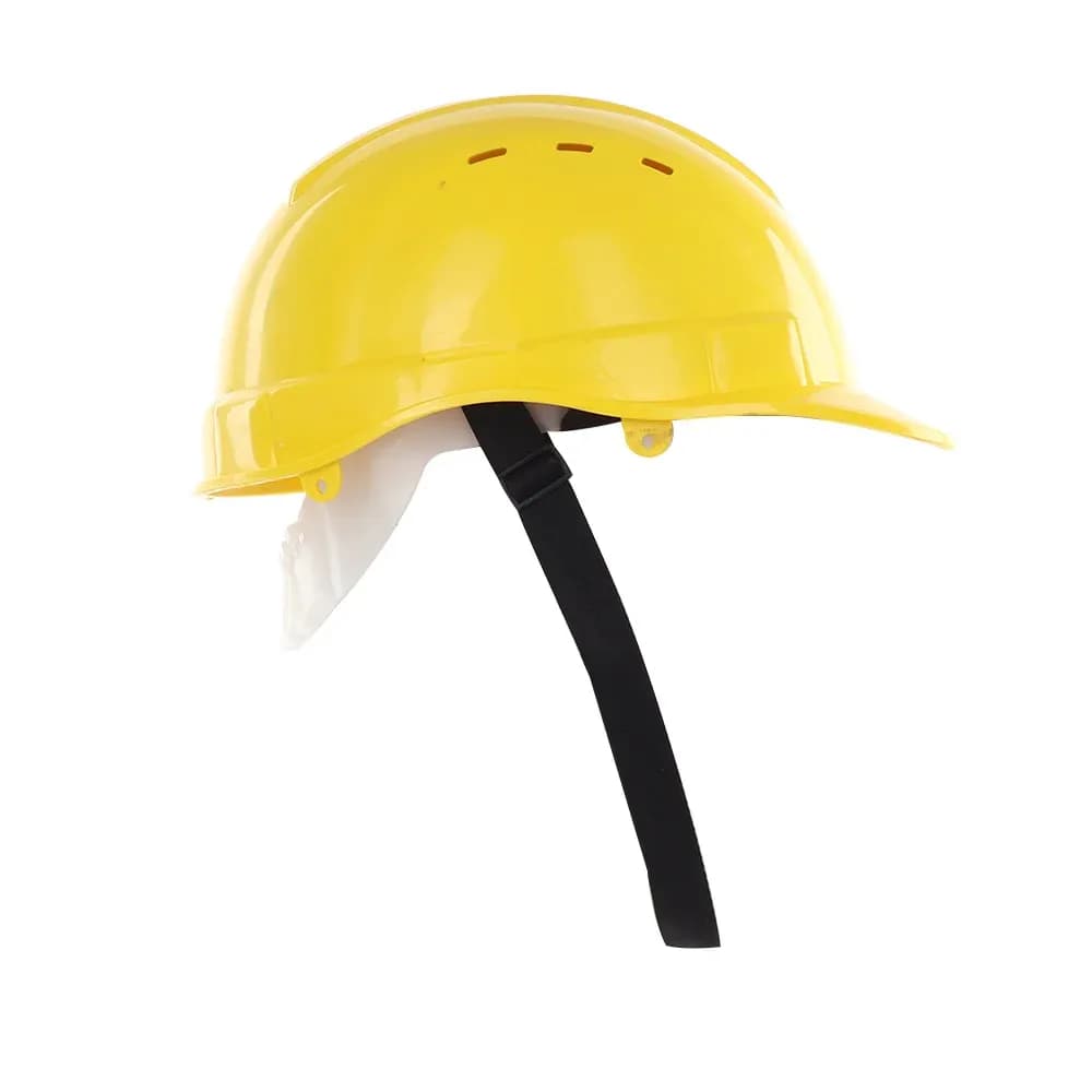 Mallcom Opal X Ventilated Safety Helmet with Zip Adjustment, Yellow