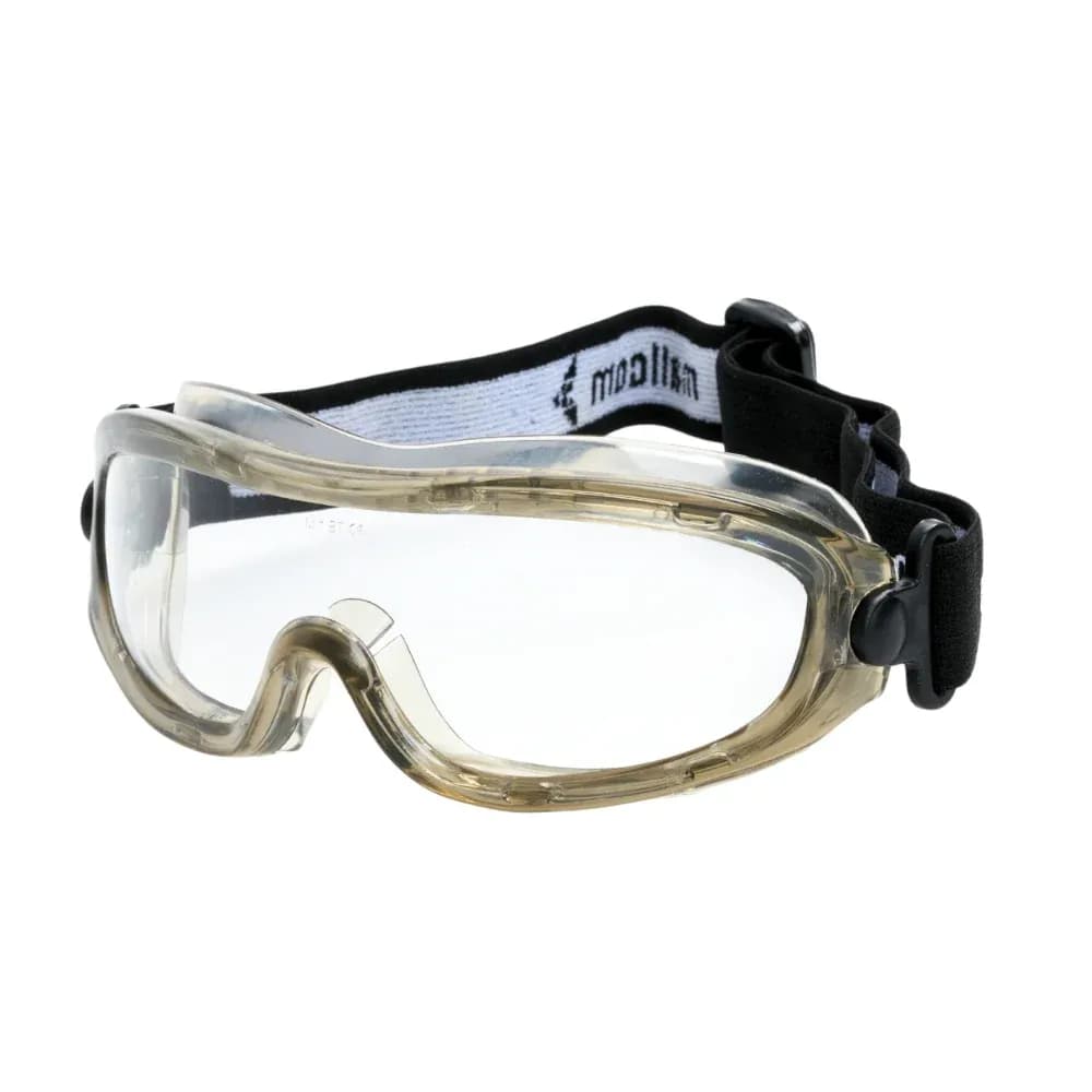 Mallcom Agena Safety Goggles, Polycarbonate Lens, Vented PVC Frame (Pack of 2)