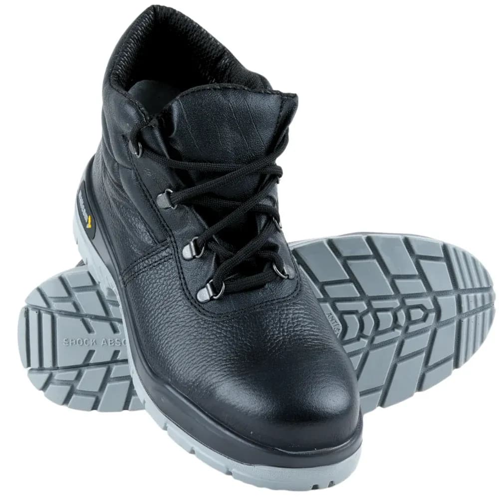 Mallcom Pallas S1 Steel Toe Safety Boots, Barton Grain Leather, UK 12