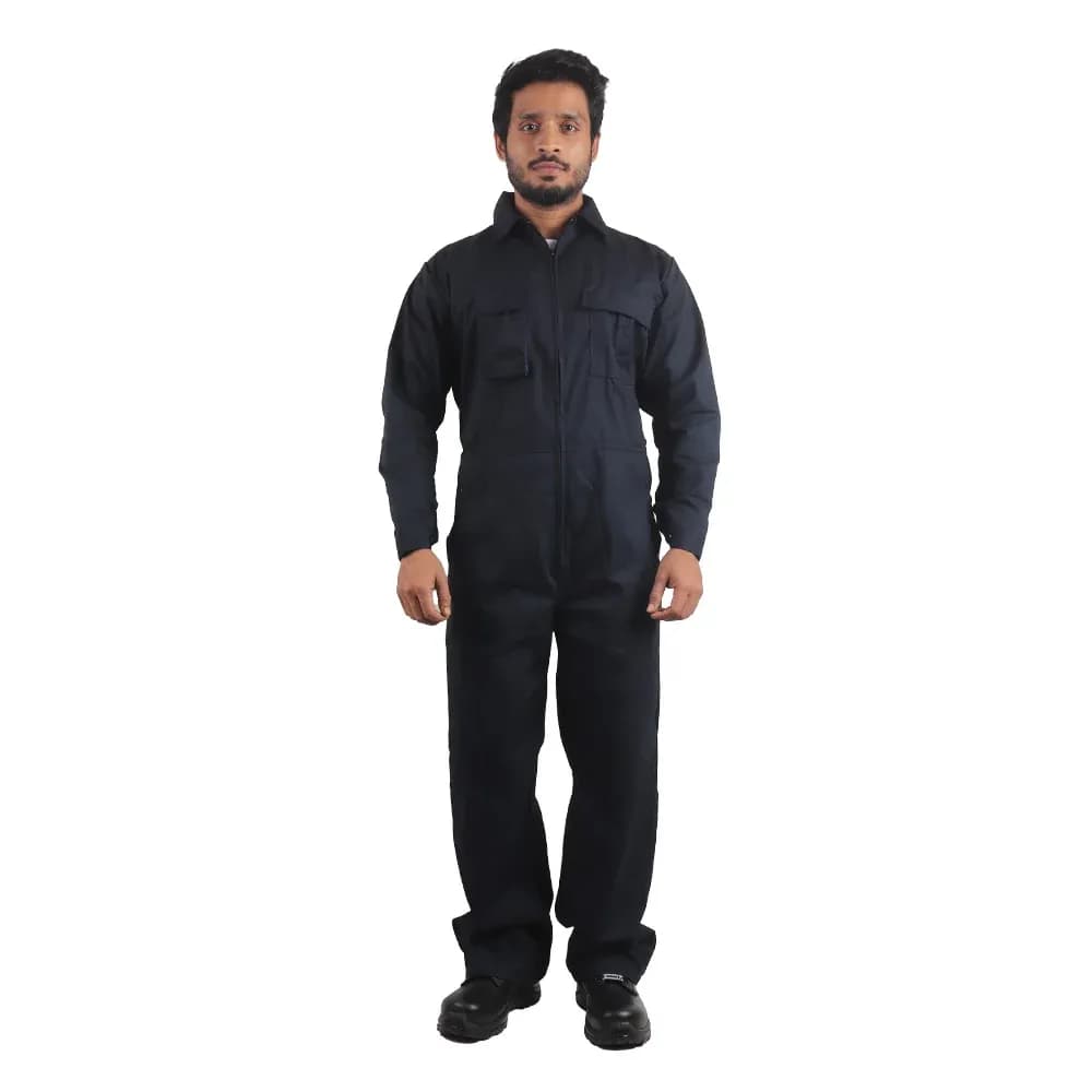 Mallcom Floriad Cotton Work Coverall, Navy, EN ISO 13688, Size XL