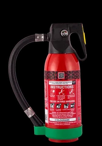 Ceasefire Clean Agent (HFC-236fa) Fire Extinguisher, 2 kg