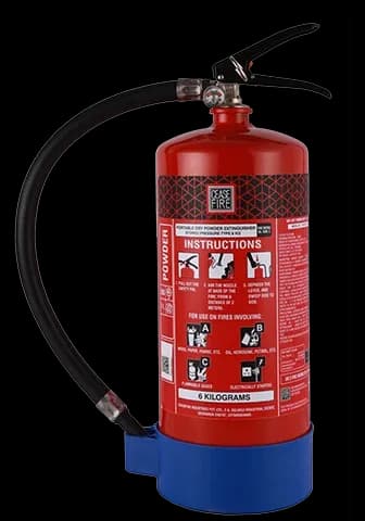 Ceasefire ABC Dry Powder (MAP 90) Fire Extinguisher, 6 kg