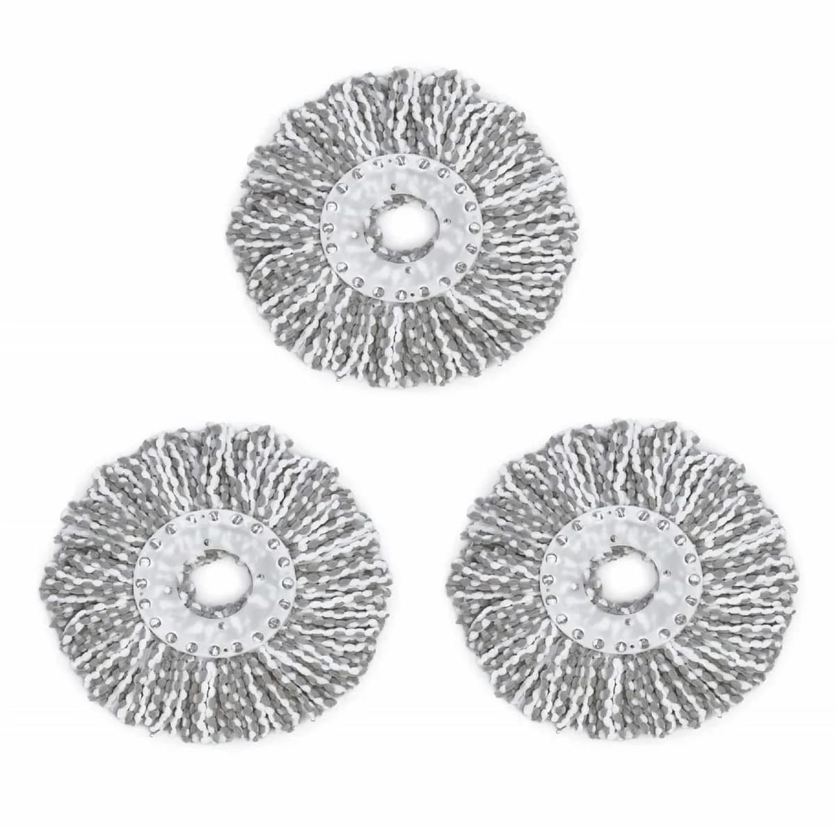 Spotzero by Milton Spin Mop Refill, Microfibre, Set of 3