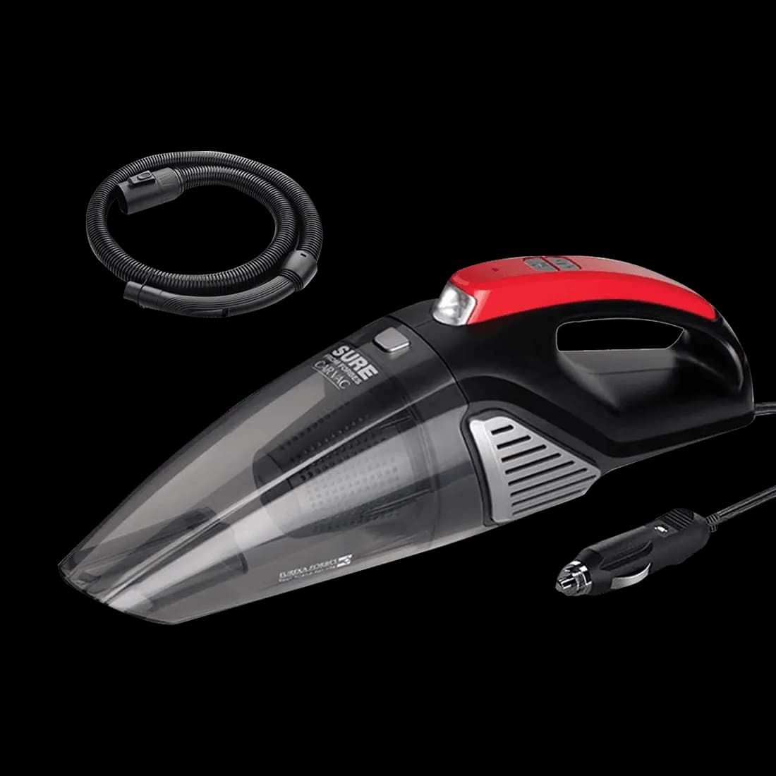 Eureka Forbes Sure Car Vac Handheld Vacuum Cleaner for Cars, 100 W
