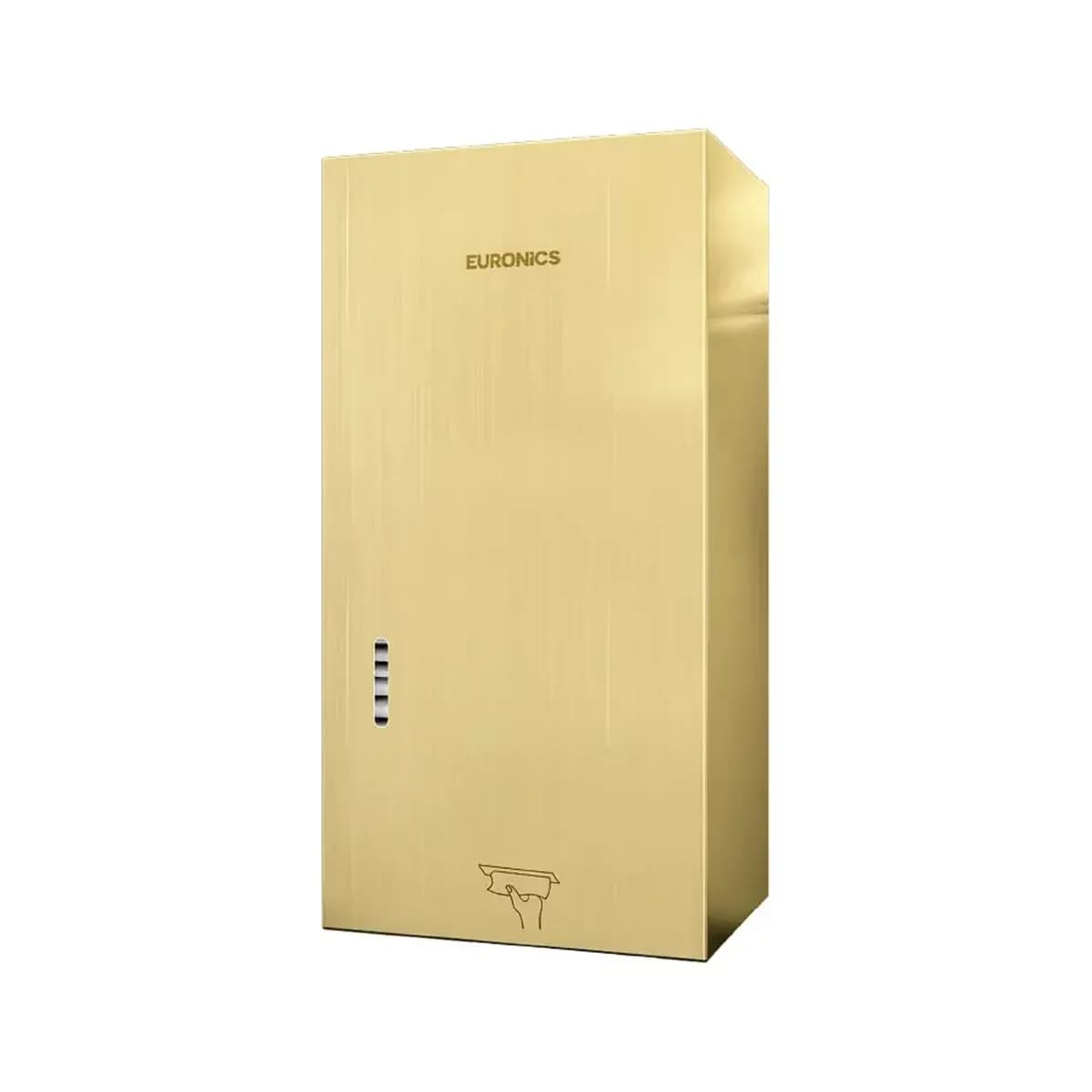 Euronics EHBT01 Folded Toilet Tissue Dispenser, 304 Stainless Steel, Gold