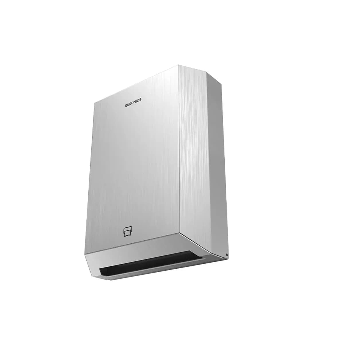 Euronics Trimax P2 Stainless Steel Paper Towel Dispenser, 300 Z-Fold or Multifold, Silver