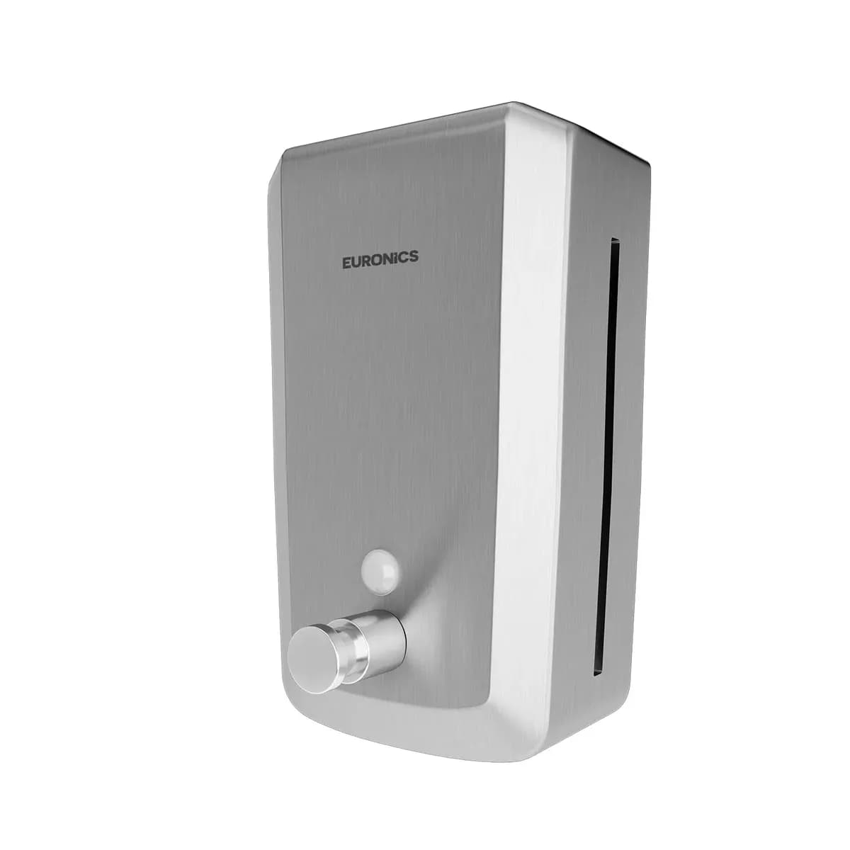 Euronics ES04 Stainless Steel Manual Soap Dispenser, 1000 ml, Wall-Mounted