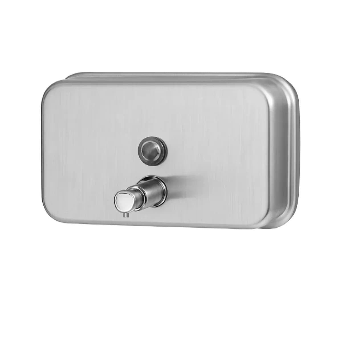 Euronics ES14H Horizontal Stainless Steel Soap Dispenser, 1250 ml, Wall-Mounted