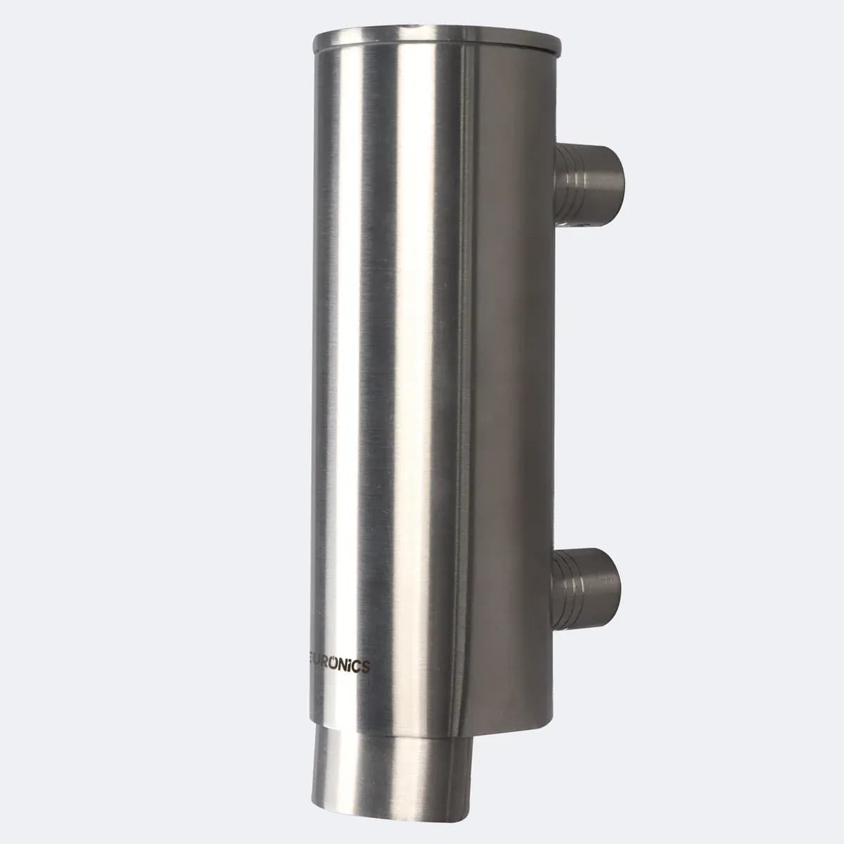 Euronics KSD1 Stainless Steel Manual Soap Dispenser, 400 ml, Wall-Mounted, Silver