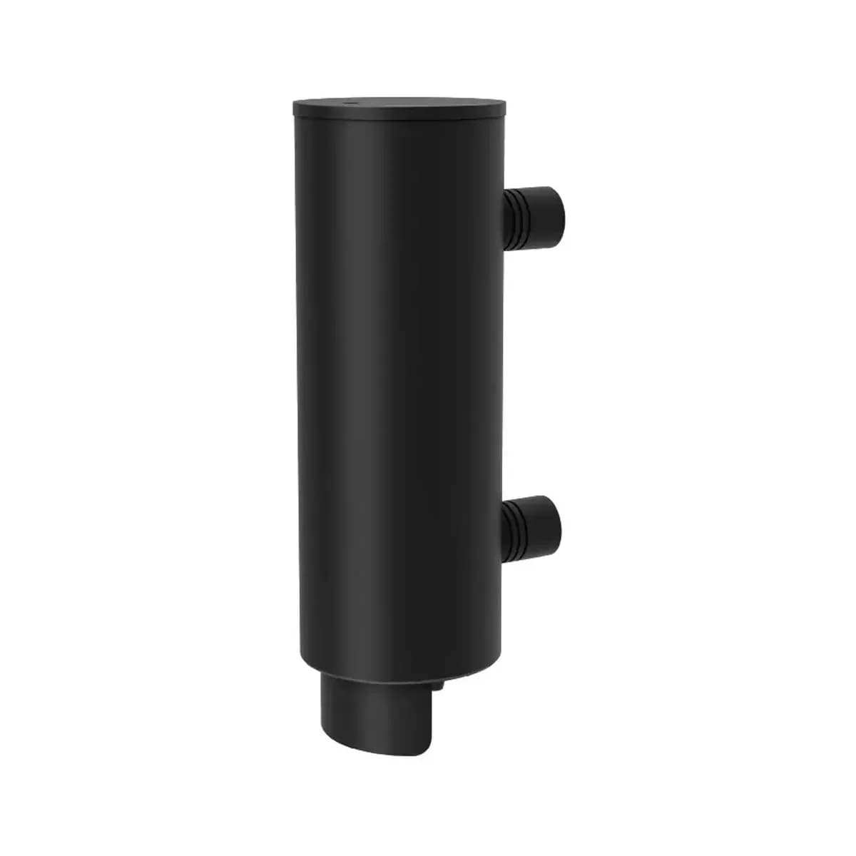 Euronics KSD1 Stainless Steel Manual Soap Dispenser, 400 ml, Wall-Mounted, Black