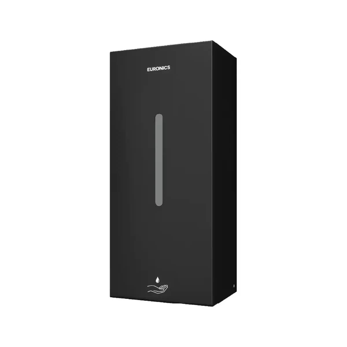 Euronics ES82AS Stainless Steel Automatic Soap Dispenser, 1000 ml, Battery-Operated, Black