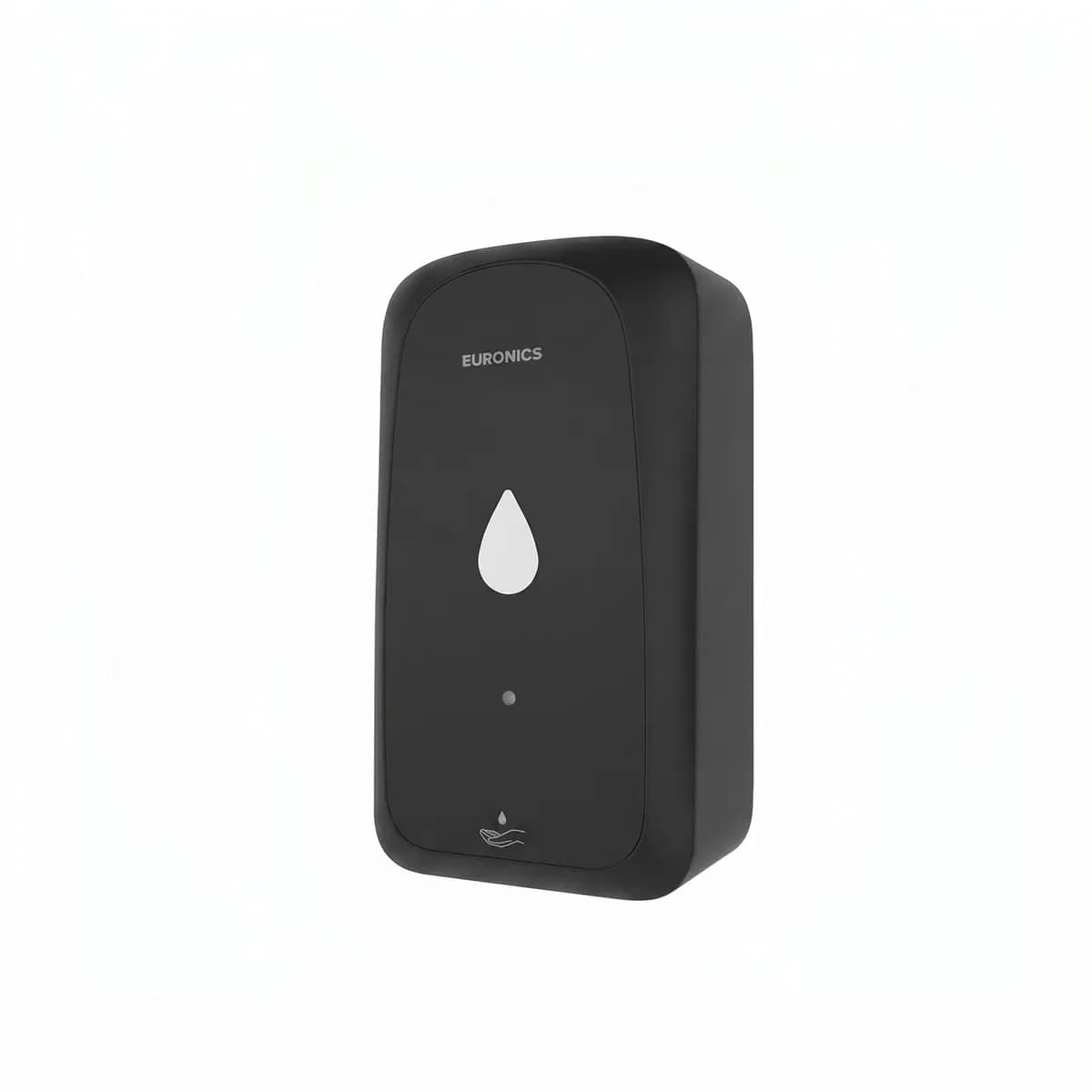 Euronics ES83AC Stainless Steel Automatic Soap Dispenser, 1000 ml, Battery-Operated, Black
