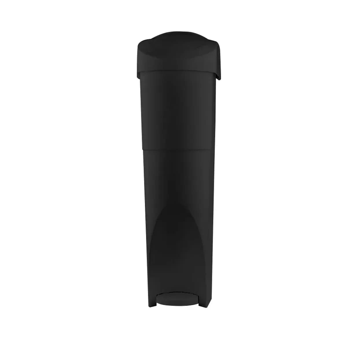 Euronics PSWB18L Pedal Sanitary Waste Bin, 18 L, ABS, Black