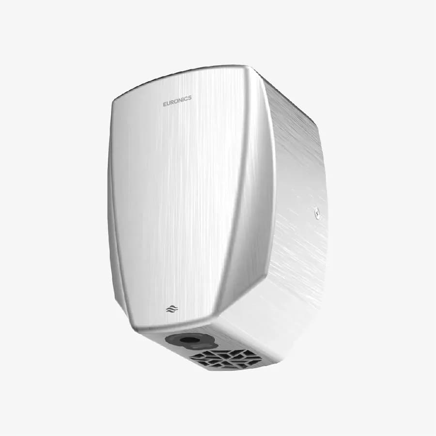 Euronics Velora Stainless Steel Automatic Hand Dryer, Brush Motor, 1200 W, Silver